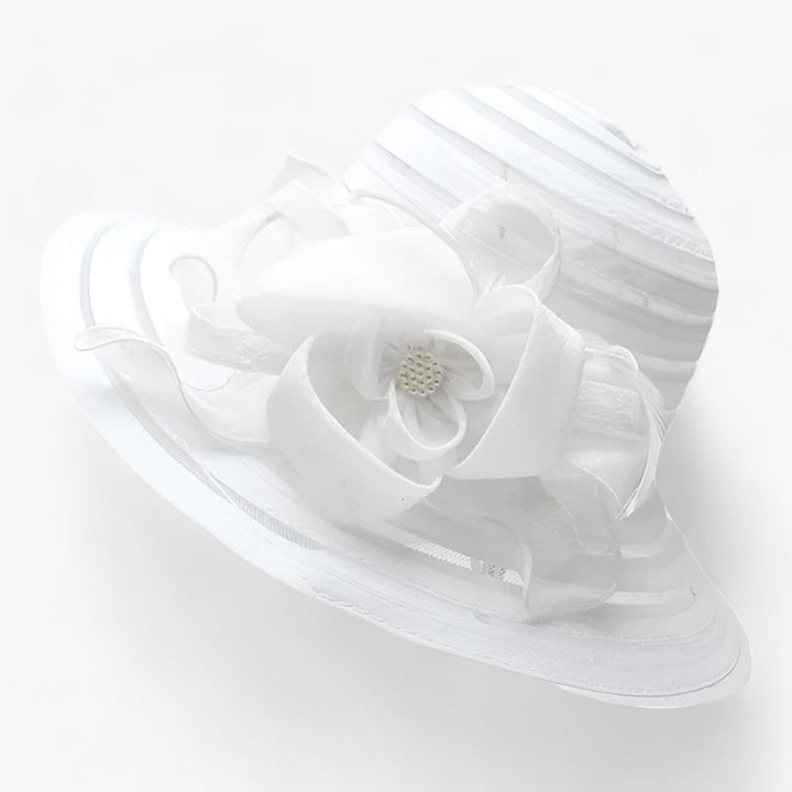 Eleganter Damen Sonnenhut aus Organza – Mirielle