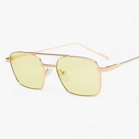 Vintage Unisex Sonnenbrille mit Doppelsteg – Aero