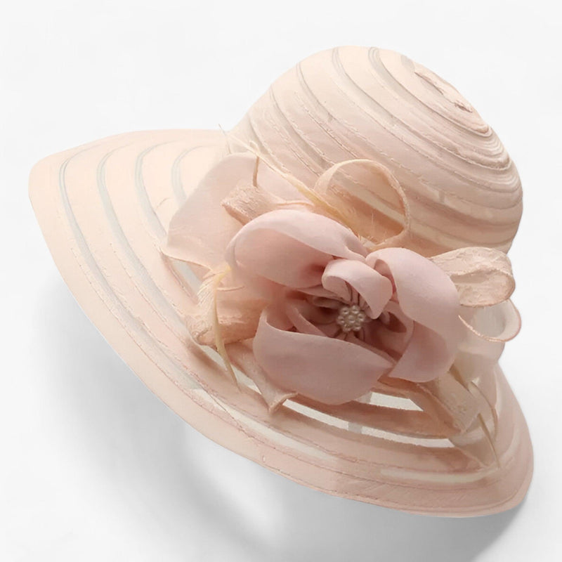 Eleganter Damen Sonnenhut aus Organza – Mirielle