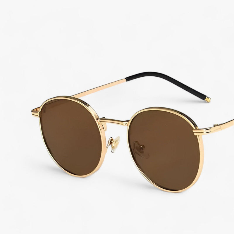 Unisex Designer Sonnenbrille mit Rundgläsern – Nova
