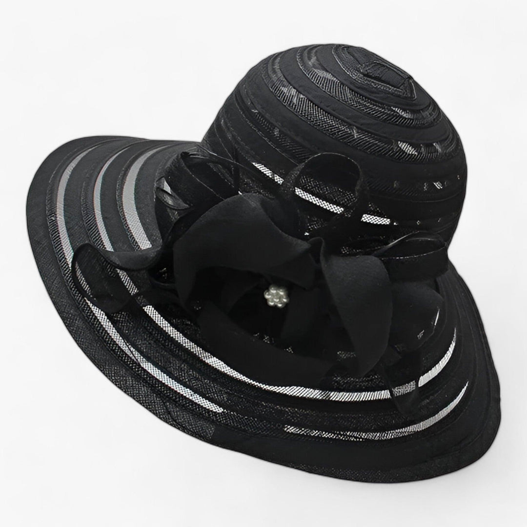 Eleganter Damen Sonnenhut aus Organza – Mirielle