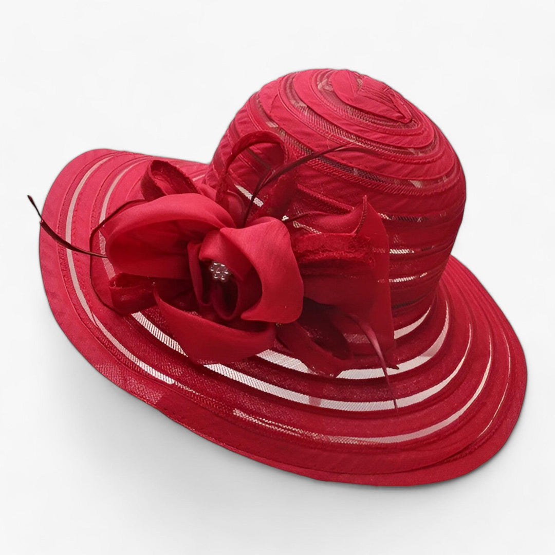Eleganter Damen Sonnenhut aus Organza – Mirielle
