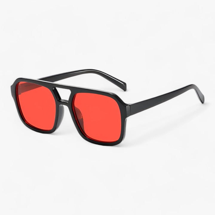 Vintage Oversized Sonnenbrille mit Eckigem Rahmen – Spectra
