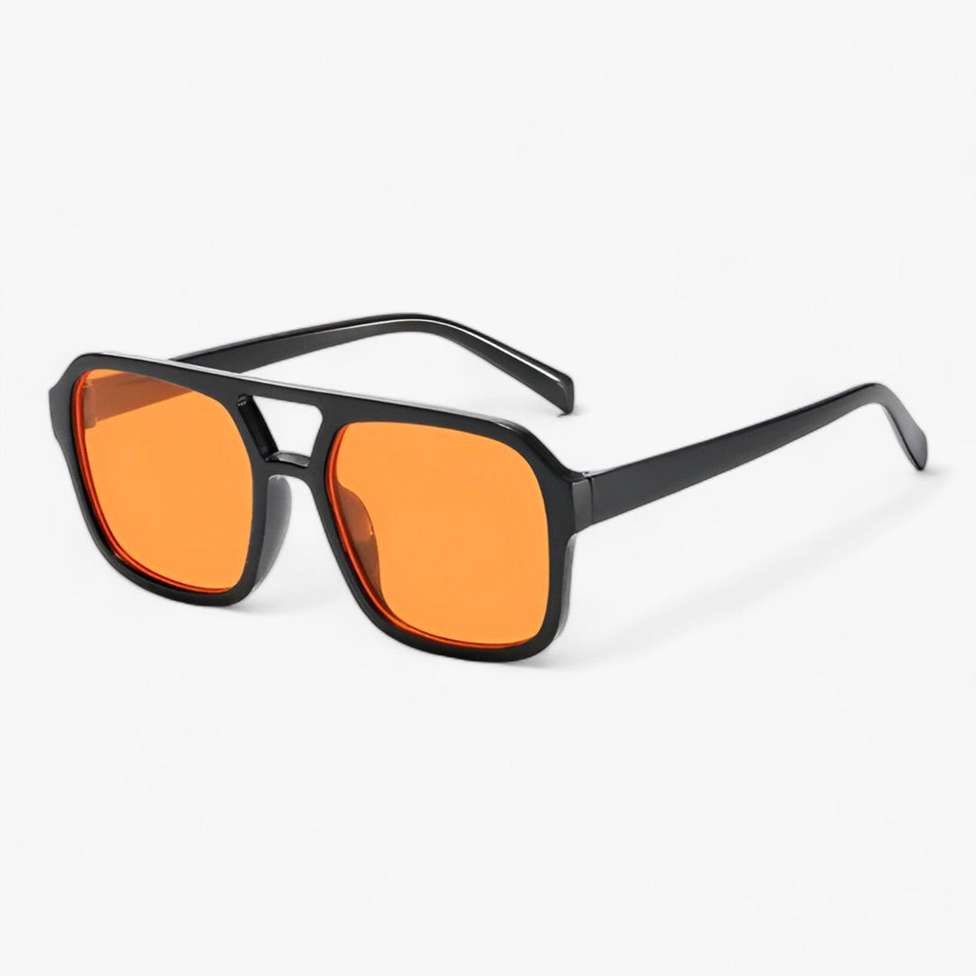 Vintage Oversized Sonnenbrille mit Eckigem Rahmen – Spectra