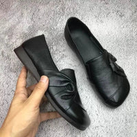 Leder-Damenschuhe mit Rutschfester Sohle – Aurora