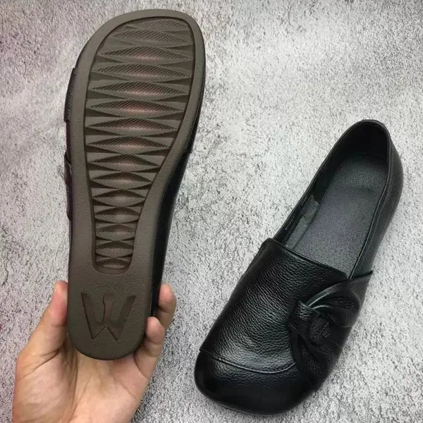 Leder-Damenschuhe mit Rutschfester Sohle – Aurora