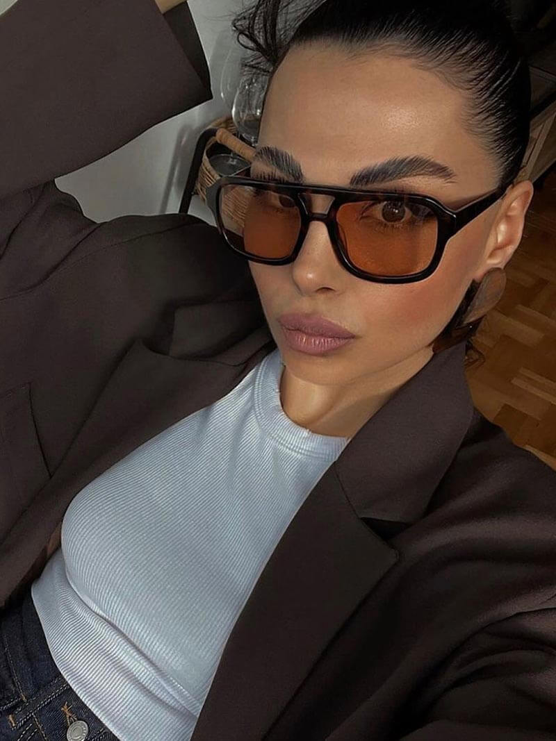 Vintage Sonnenbrille mit UV-Schutz und Retro-Charme – Loreen