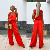 Luftige Sommer-Jumpsuit mit Weiten Beinen – Jasmin