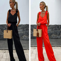 Luftige Sommer-Jumpsuit mit Weiten Beinen – Jasmin