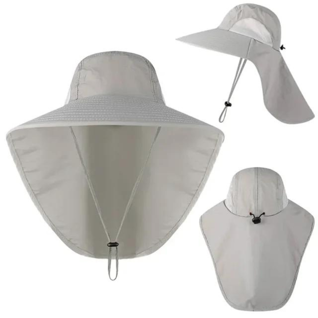 UV-Schutz Sonnenhut Damen mit Netz & Kordelzug – Freja