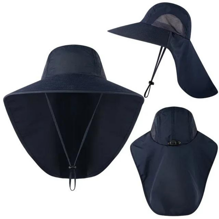 UV-Schutz Sonnenhut Damen mit Netz & Kordelzug – Freja