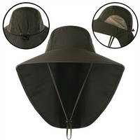 UV-Schutz Sonnenhut Damen mit Netz & Kordelzug – Freja