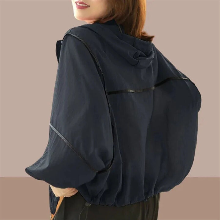 Luftige Damen Sommer Hoodie Jacke mit Oversized Passform – Zoë