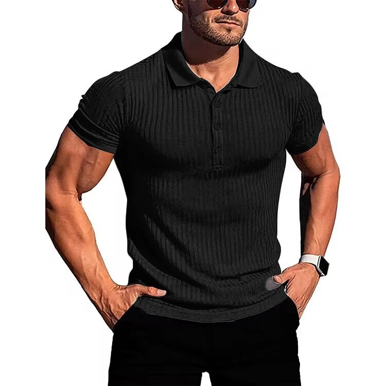 Bequem & Stilvoll Atmungsaktives Herren Poloshirt mit Knopfleiste – Nevan