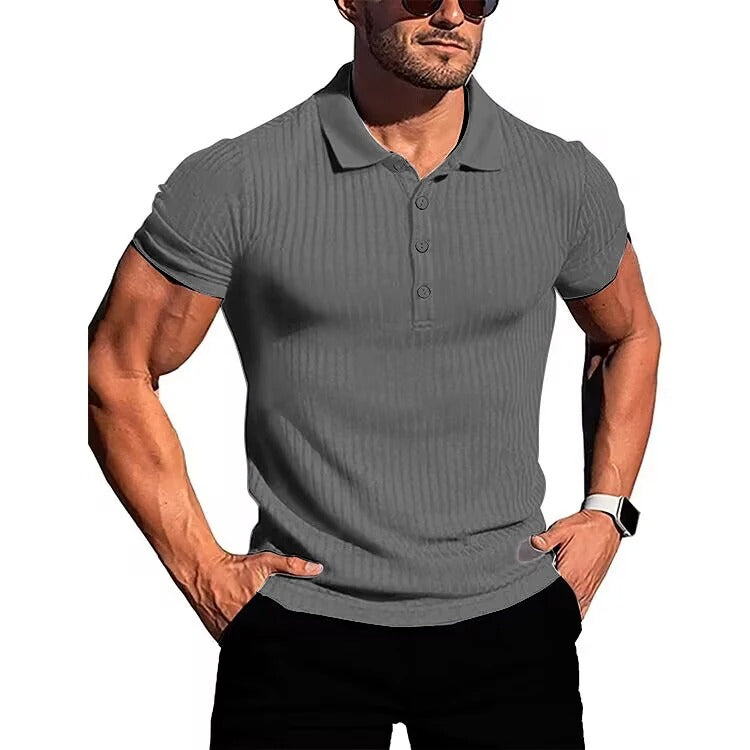 Bequem & Stilvoll Atmungsaktives Herren Poloshirt mit Knopfleiste – Nevan