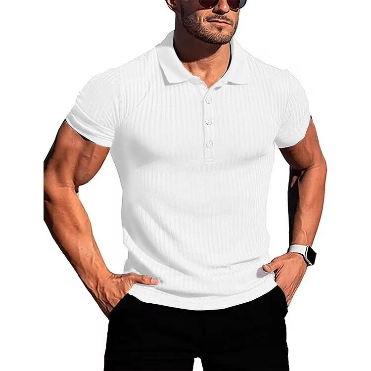 Bequem & Stilvoll Atmungsaktives Herren Poloshirt mit Knopfleiste – Nevan
