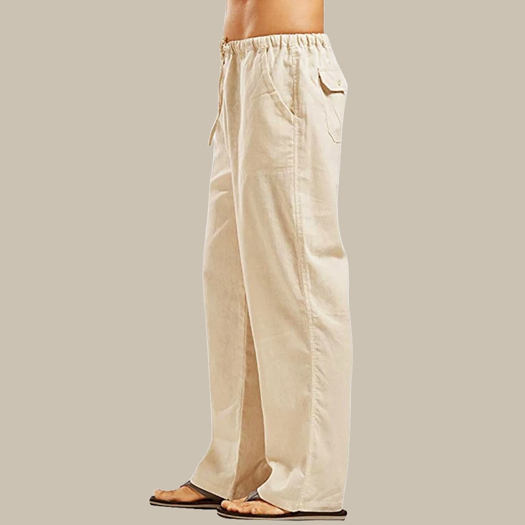 Luftige Leinen Sommerhose für Herren – Mailand