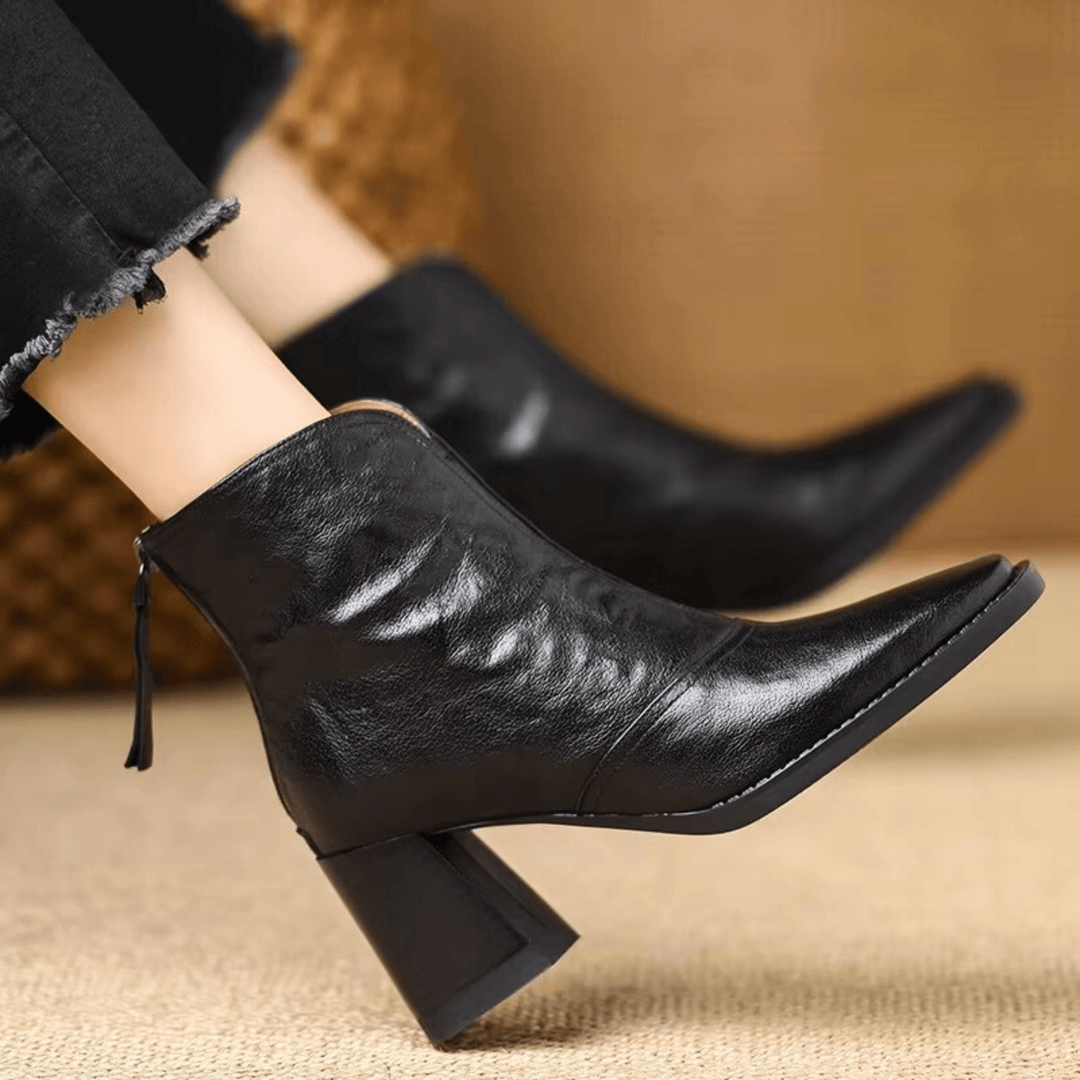 Delia – Luxuriöse Stiefeletten mit mittelhohem Absatz – Produktansicht 4