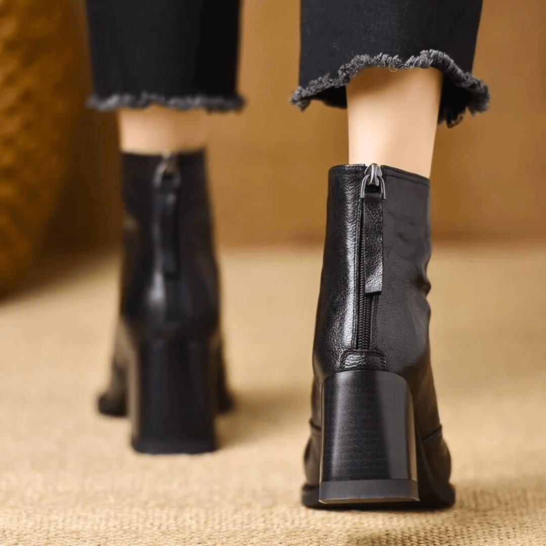 Delia – Luxuriöse Stiefeletten mit mittelhohem Absatz – Produktansicht 3