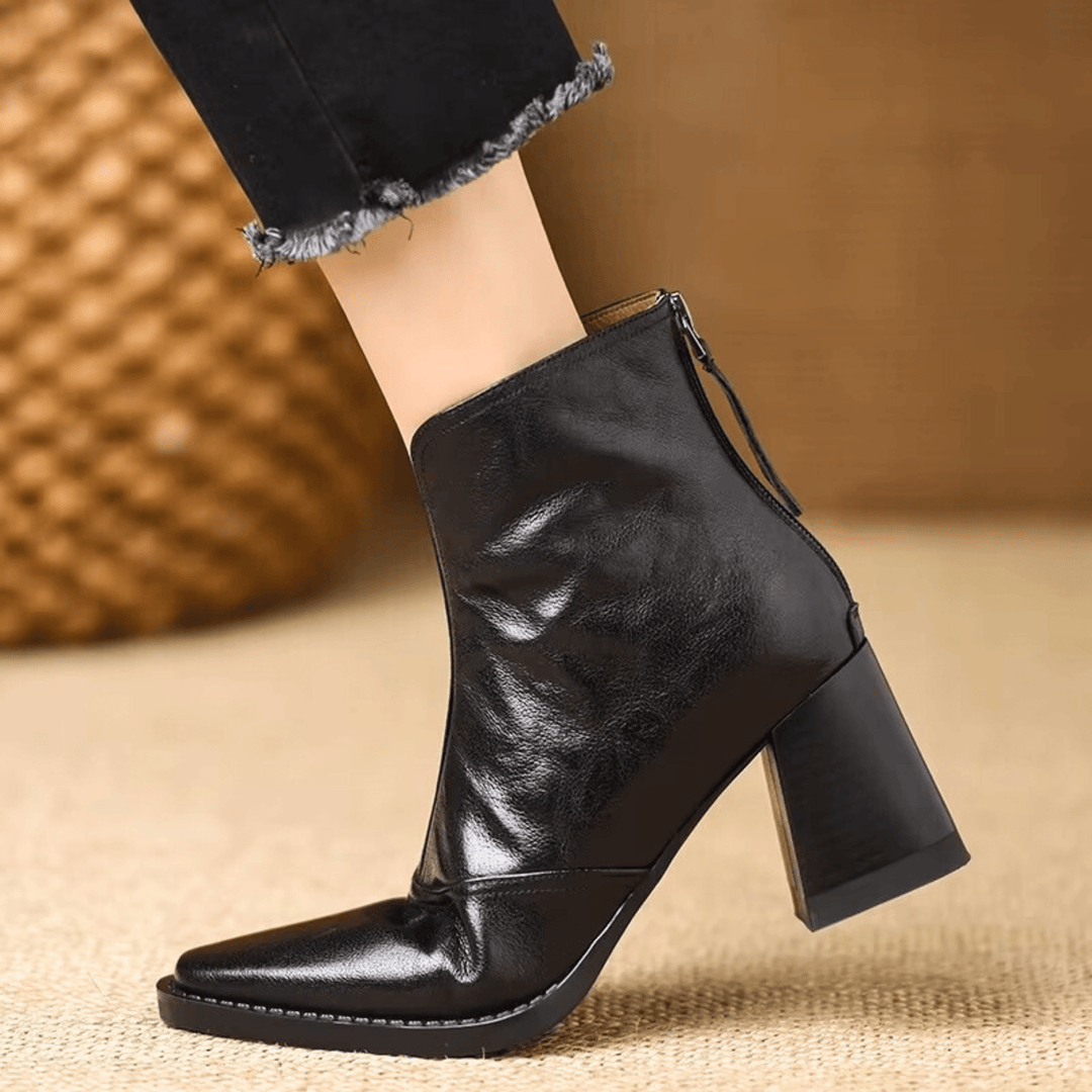 Delia – Luxuriöse Stiefeletten mit mittelhohem Absatz – Produktansicht 5