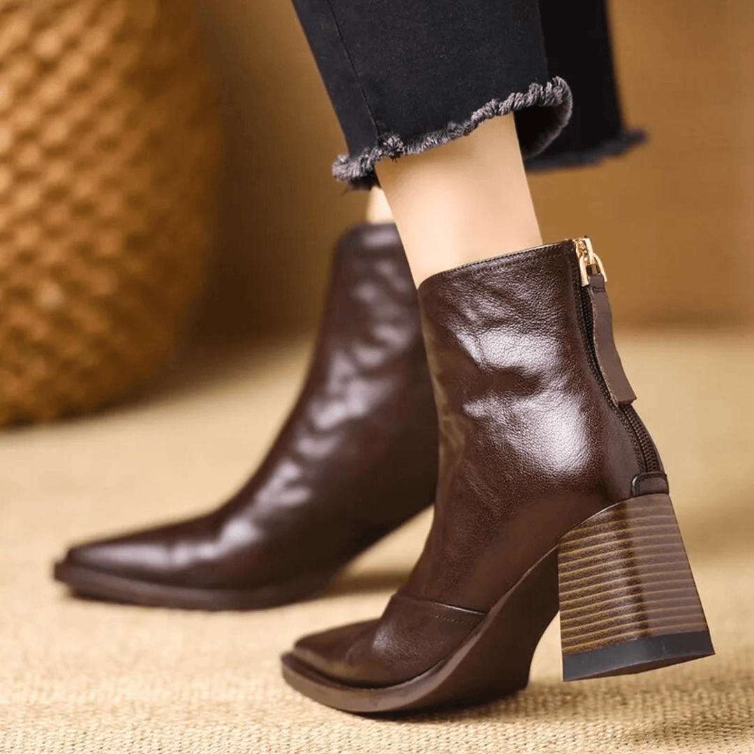 Delia – Luxuriöse Stiefeletten mit mittelhohem Absatz – Produktansicht 7