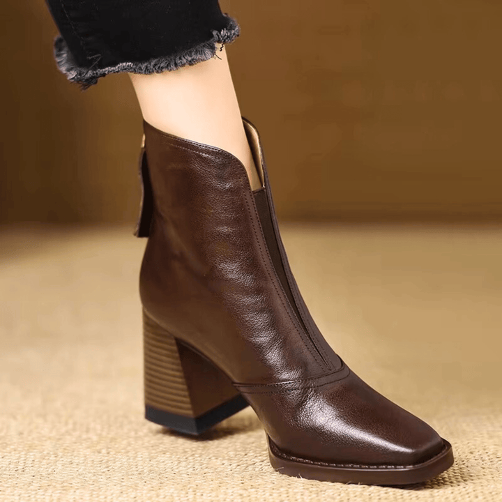 Delia – Luxuriöse Stiefeletten mit mittelhohem Absatz – Produktansicht 6