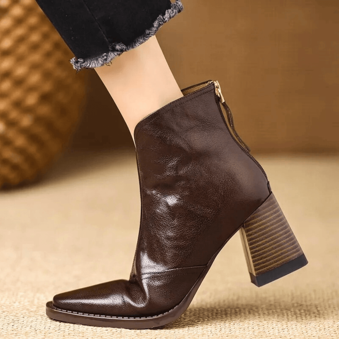 Delia – Luxuriöse Stiefeletten mit mittelhohem Absatz – Produktansicht 9