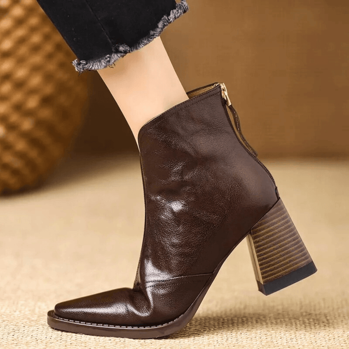 Delia – Luxuriöse Stiefeletten mit mittelhohem Absatz – Produktansicht 9