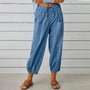 Leichte Sommer-Leinenhose mit Kordelzug & weitem Schnitt – Mira